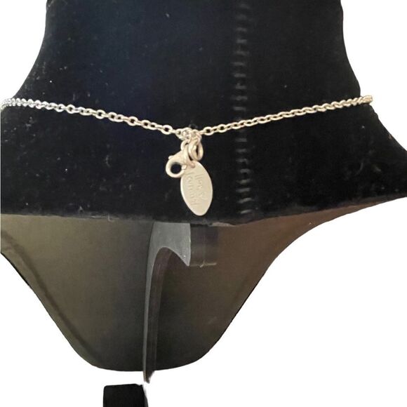 Lisa Leonard Sterling Silver Cross Bar Birthstone Necklace - Picture 2 of 7